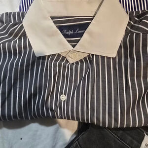 Ralph Lauren Purple Label Sartorial Dress Shirt For Men Made in Italy